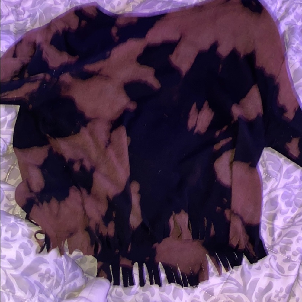 long sleeve cropped shirt